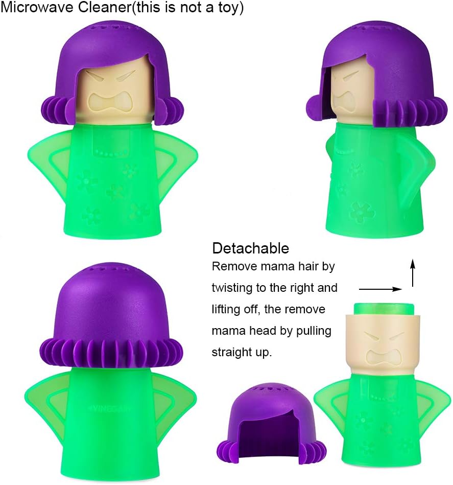 Angry Mama Microwave Cleaner , Steam Away Microwave Messes!