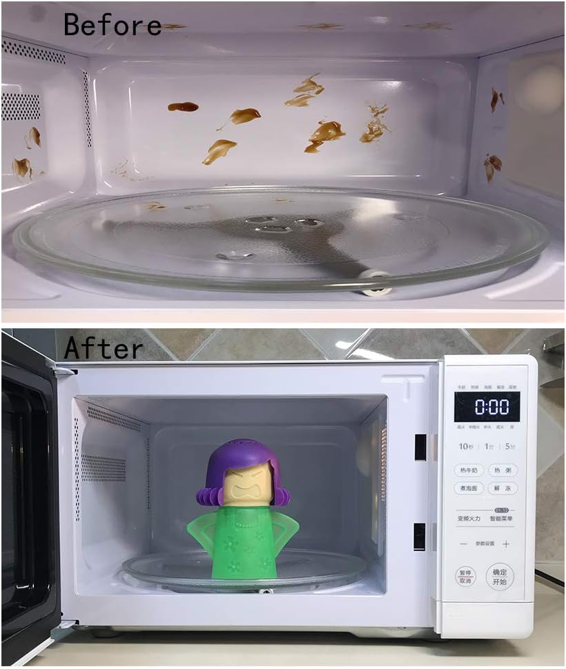 Angry Mama Microwave Cleaner , Steam Away Microwave Messes!