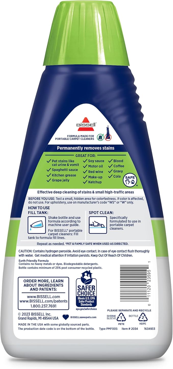 BISSELL PET PRO OXY – 32oz Spot & Stain Cleaner