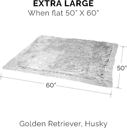 Furhaven Waterproof Pet Blanket – XL, Mist Gray, Plush & Washable