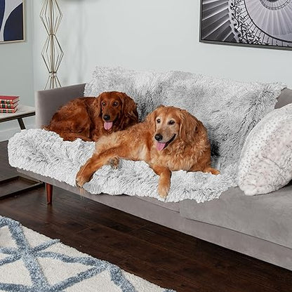 Furhaven Waterproof Pet Blanket – XL, Mist Gray, Plush & Washable