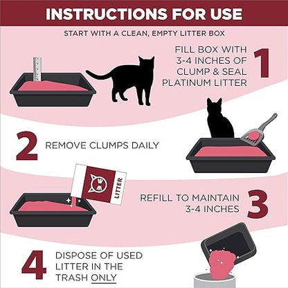 ARM & HAMMER Clump & Seal Cat Litter – 18lb, 14-Day Odor Control