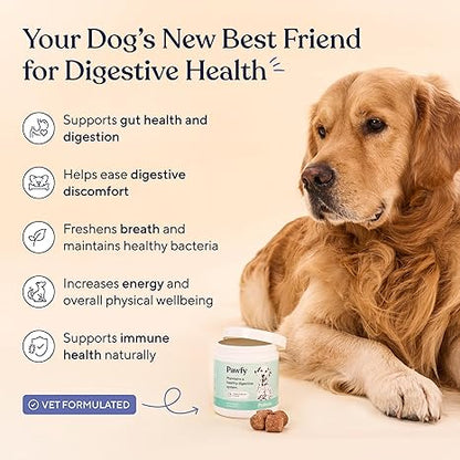 Pawfy Dog Probiotics – 30 Bacon Chews