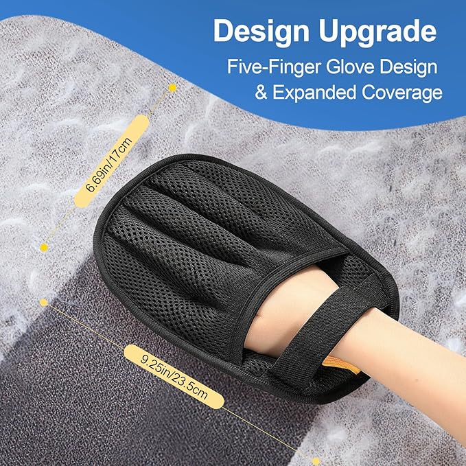 Pet Hair Glove – 5-Finger Electrostatic Remover