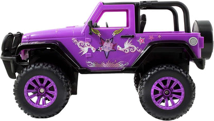 Jada Toys GIRLMAZING Jeep R/C Vehicle (1:16 Scale) – Purple