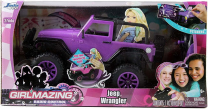 Jada Toys GIRLMAZING Jeep R/C Vehicle (1:16 Scale) – Purple