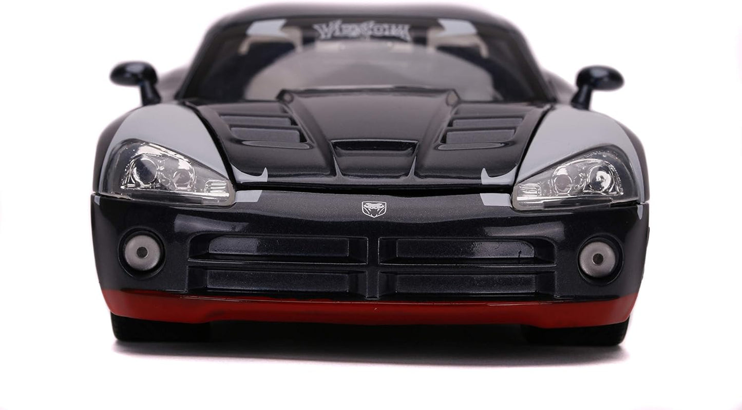 Jada 1:24 Diecast 2008 Viper with Venom Figure – Unisex Adult
