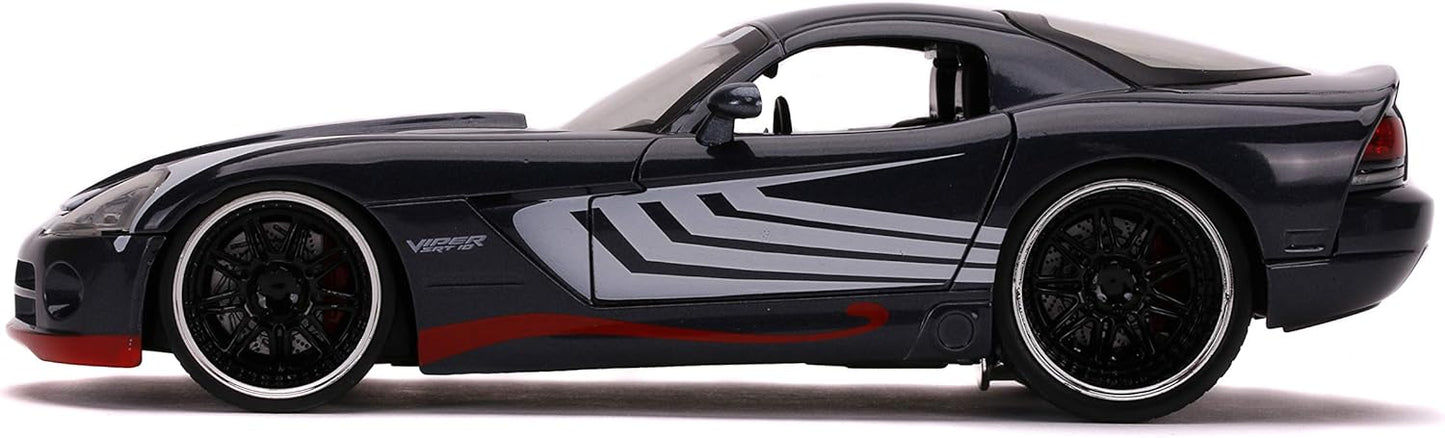 Jada 1:24 Diecast 2008 Viper with Venom Figure – Unisex Adult