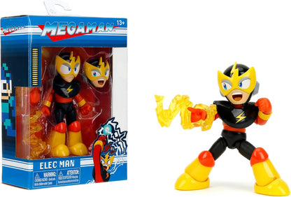 Jada Toys Mega Man 4" Elec Man – 1:12 Scale Action Figure, Wave 2