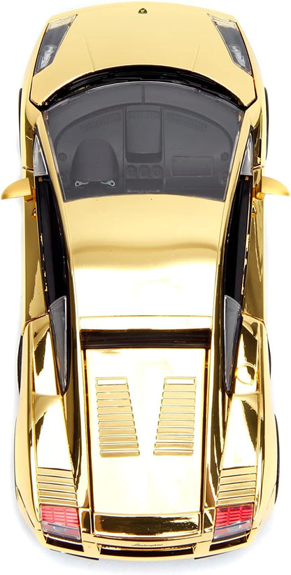 Fast & Furious 1:24 Lamborghini Gallardo Gold Chrome Die-Cast Car