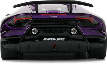 HyperSpec 1:24 Lamborghini Huracan Performante Candy Purple Die-Cast Car – Collectible Toy for Kids & Adults