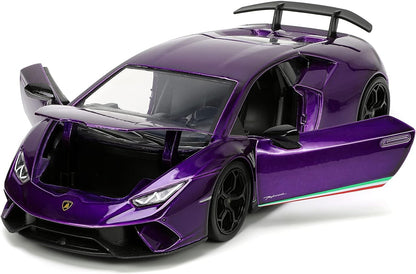 HyperSpec 1:24 Lamborghini Huracan Performante Candy Purple Die-Cast Car – Collectible Toy for Kids & Adults