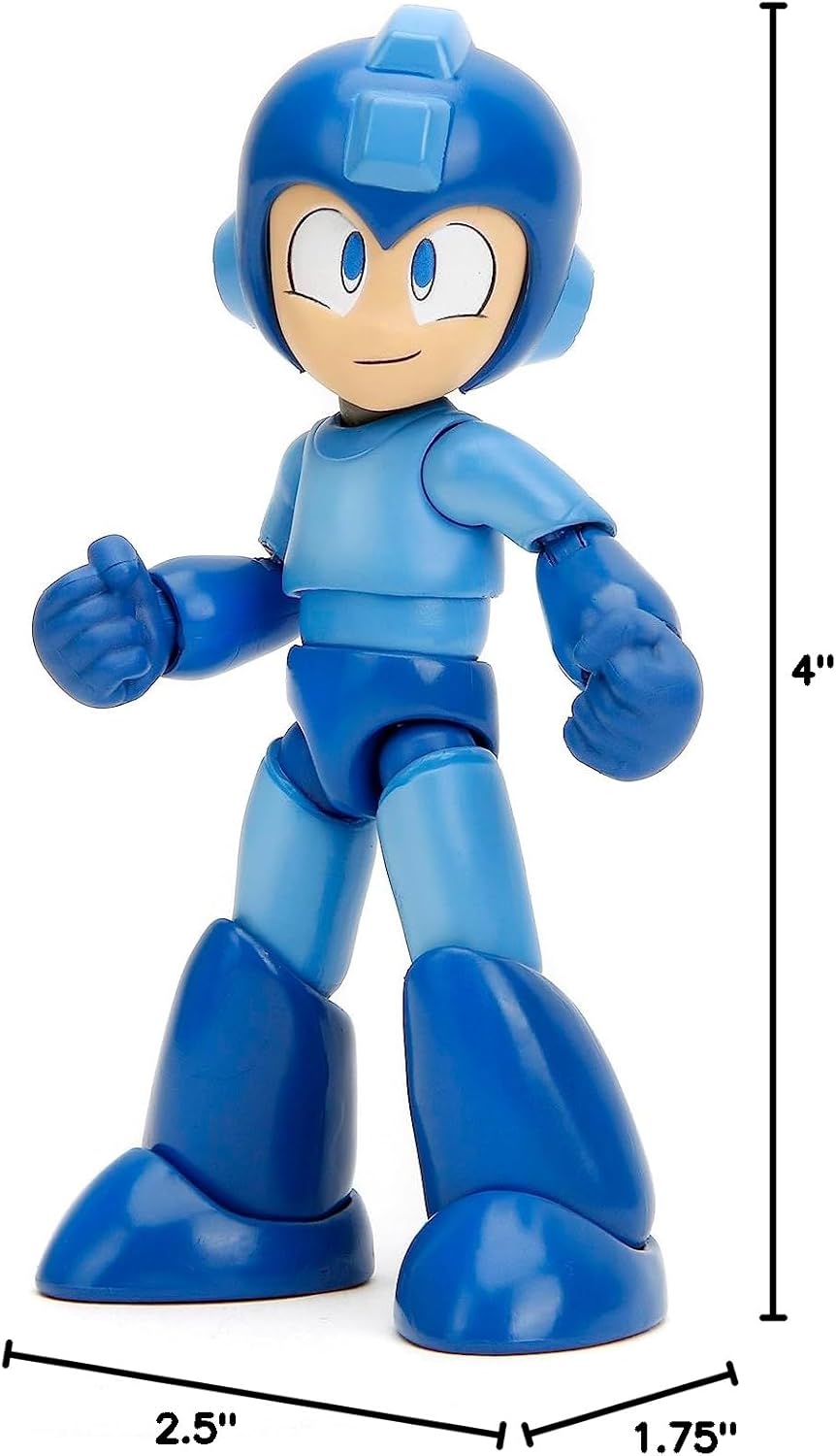 Jada Mega Man 4" Action Figure – Toys for Kids and Adults