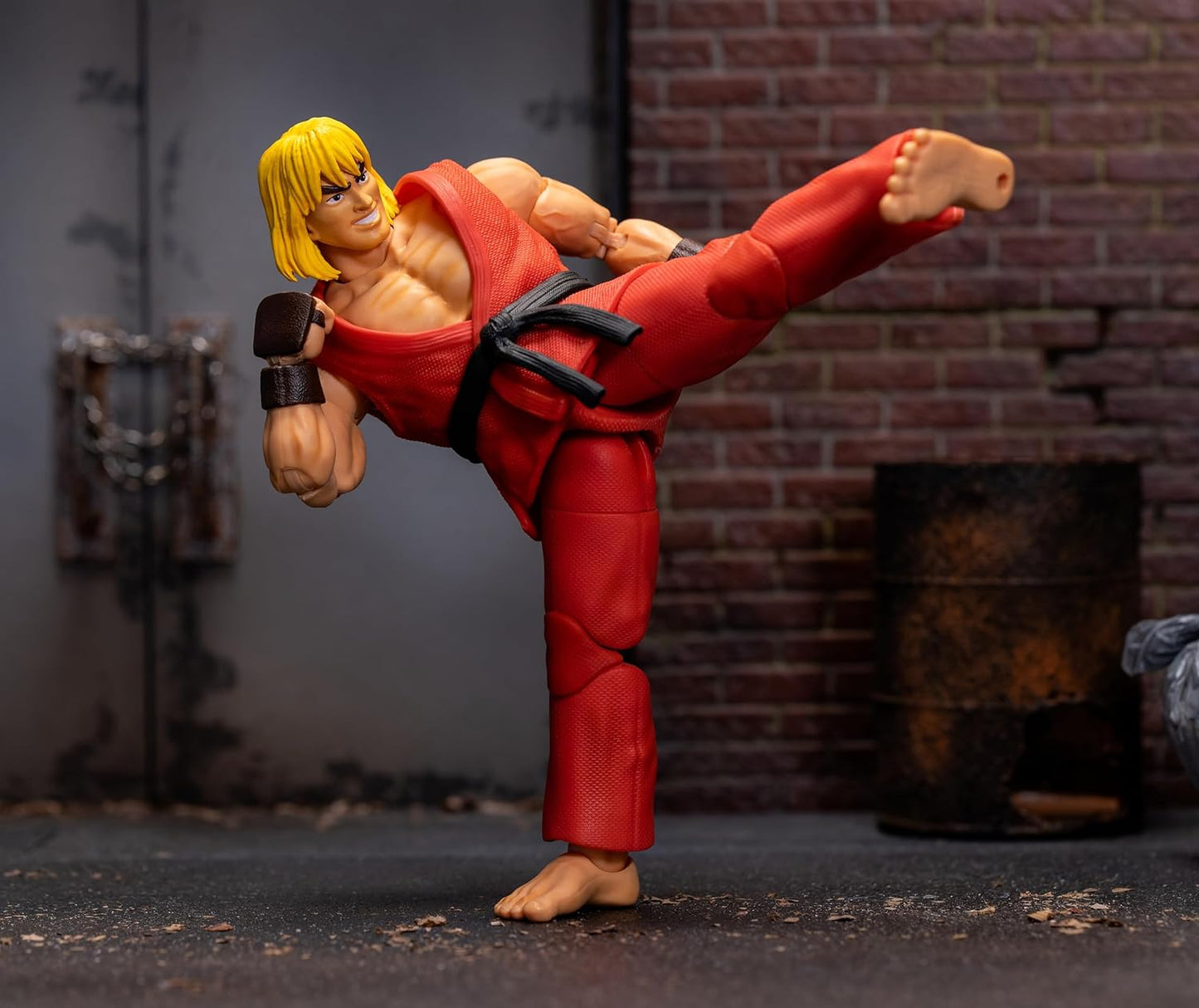 Jada Toys Street Fighter II 6" Ken Action Figure – 1:12 Scale, Toys for Kids and Adults