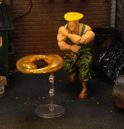Jada Toys Street Fighter II Guile Action Figure – 1:12 Scale, 6" Tall