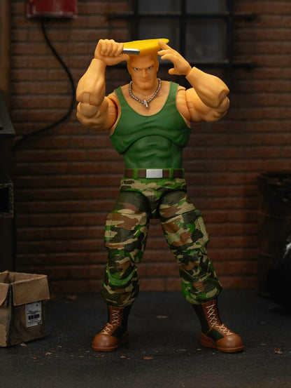Jada Toys Street Fighter II Guile Action Figure – 1:12 Scale, 6" Tall