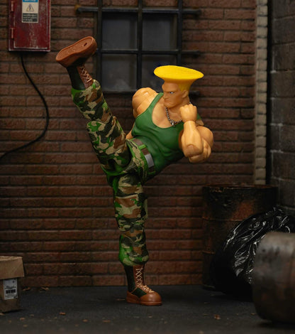 Jada Toys Street Fighter II Guile Action Figure – 1:12 Scale, 6" Tall