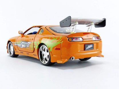 Jada 1:24 Diecast 1995 Toyota Supra with Brian O'Conner Figure – Collectible for Fast & Furious Fans