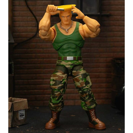 Jada Toys Street Fighter II Guile Action Figure – 1:12 Scale, 6" Tall